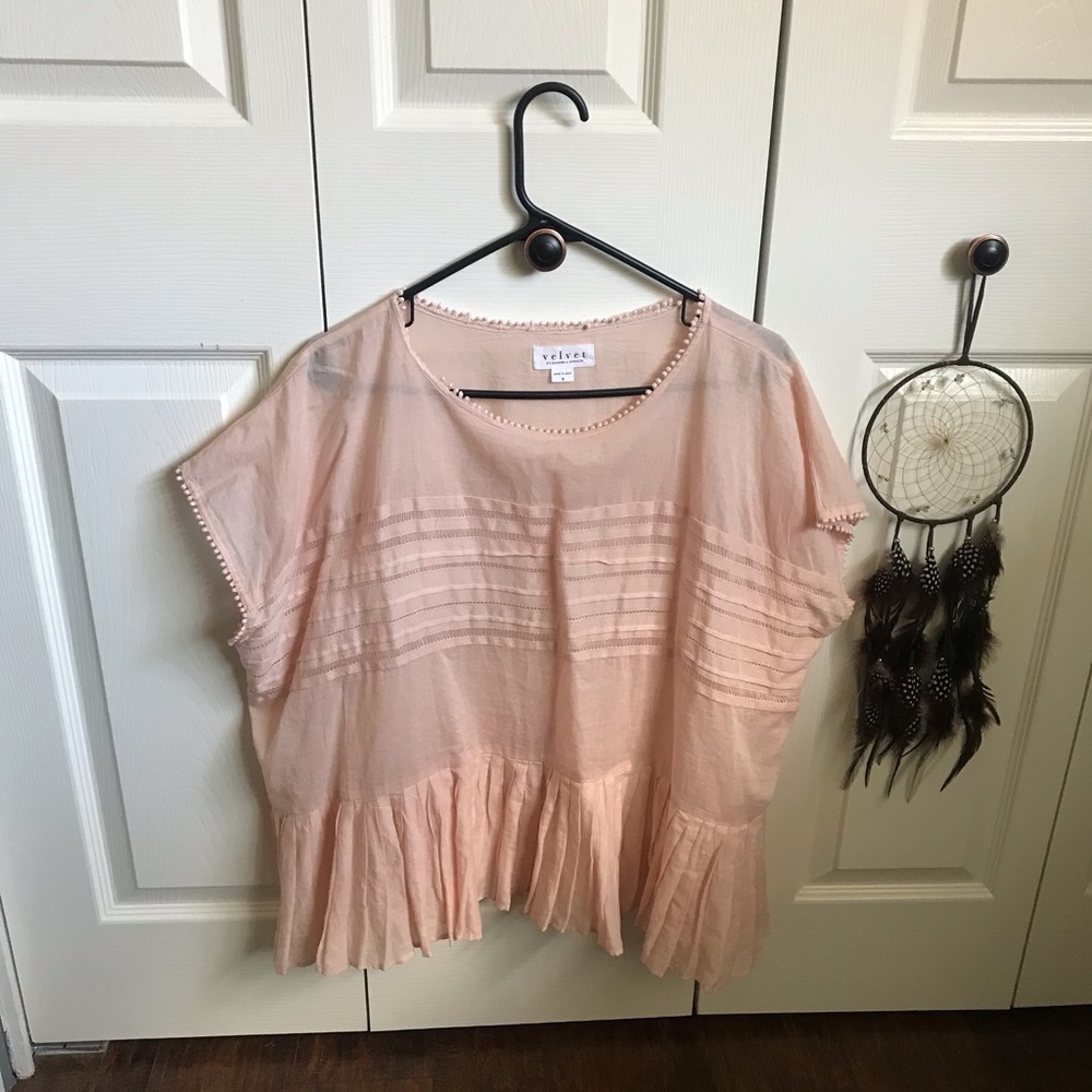 Velvet by Graham & Spencer boxy shirt